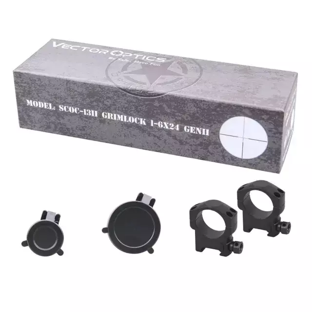 Luneta Shortdot 1-6x24 Vector Optics Grimlock Ret Iluminado - Imagem 9